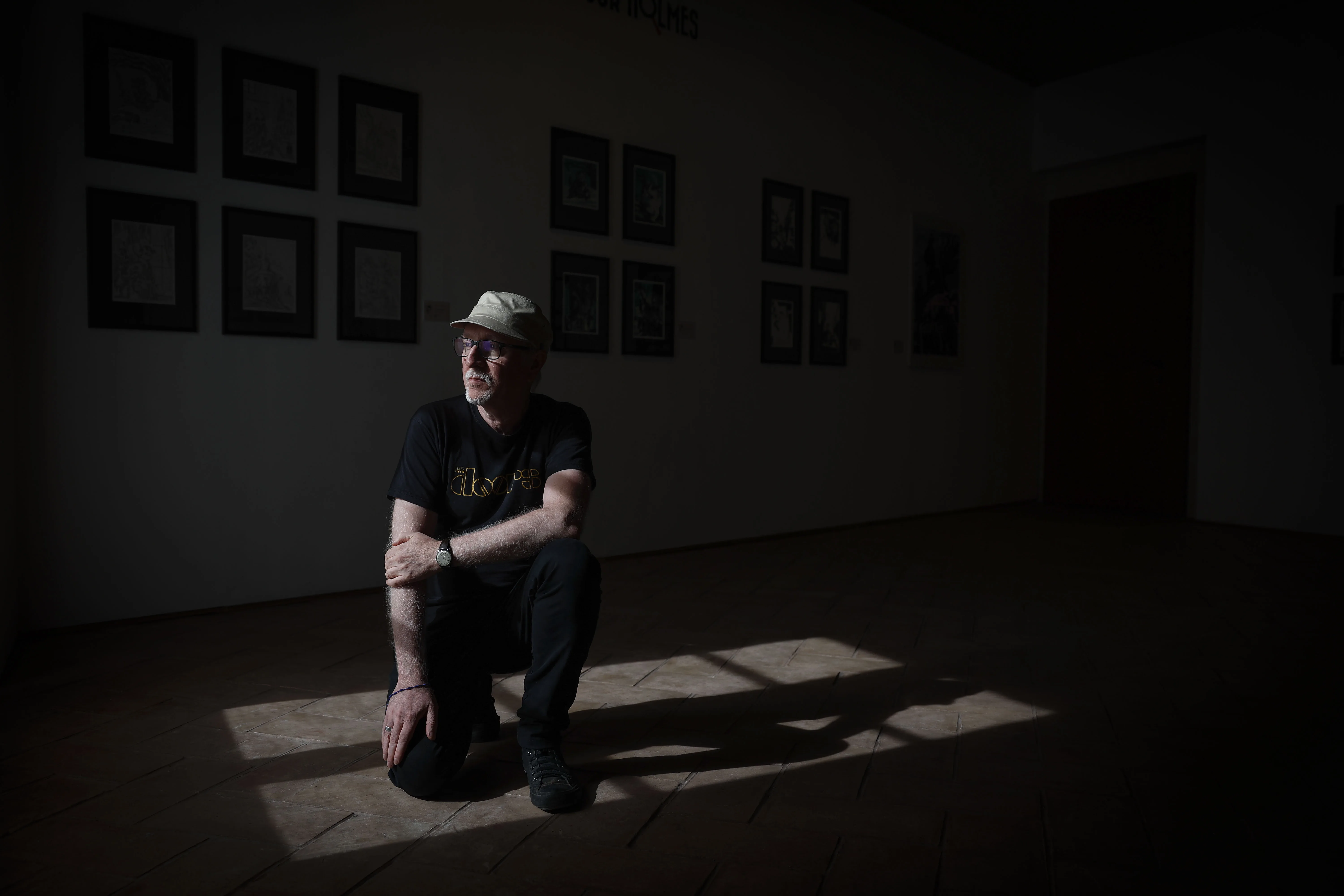 Imagen del historietista y Premio Nacional del Cómic Javier Olivares, antes de una entrevista con EFE