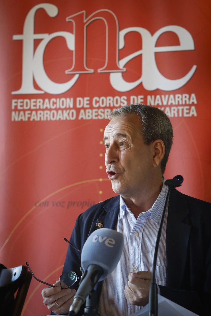 Imagen de la presentación de la nueva temporada de actividades de la Federación de Coros de Navarra