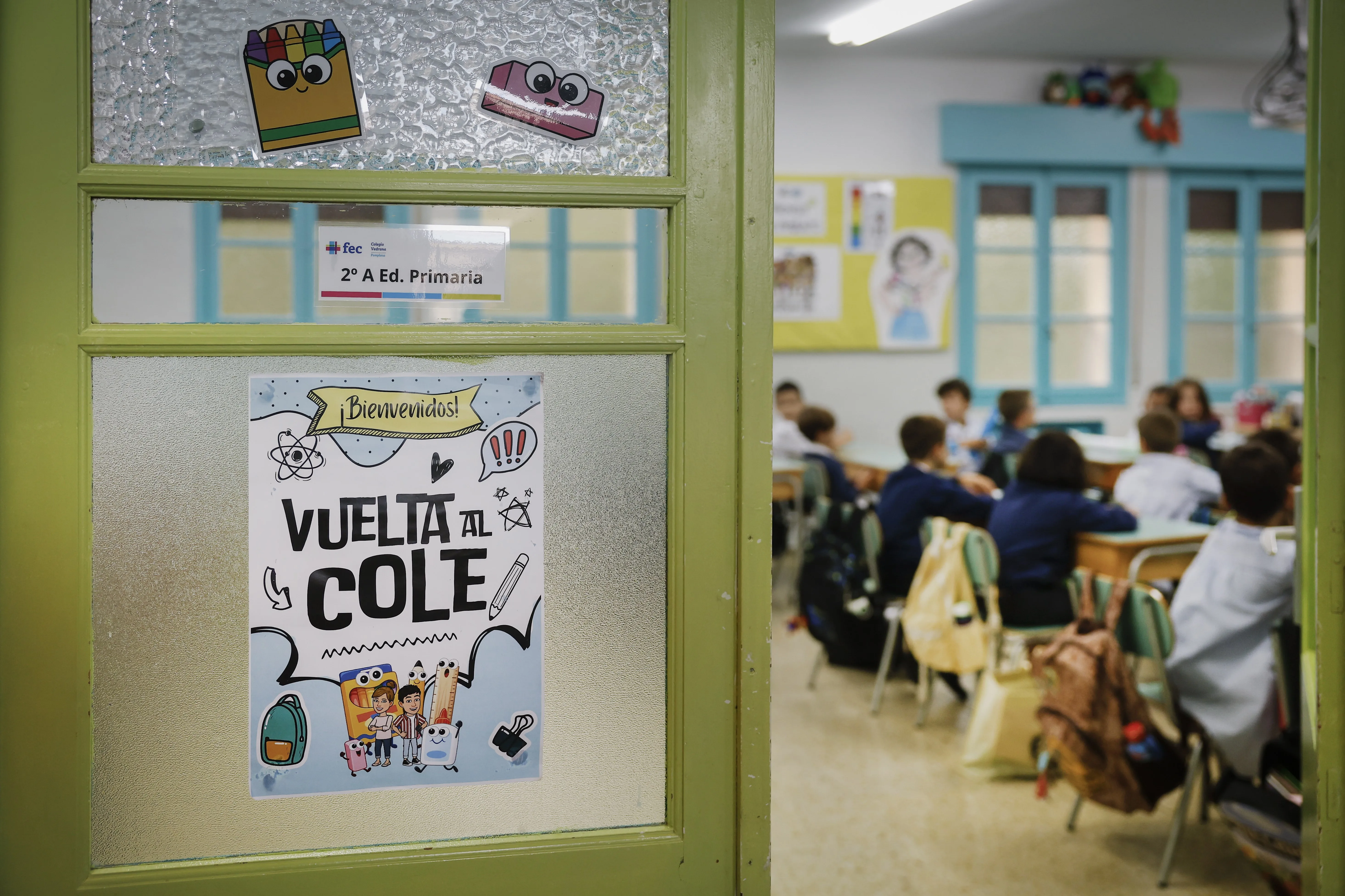 Imagen del inicio del curso escolar 2025-26 en Navarra