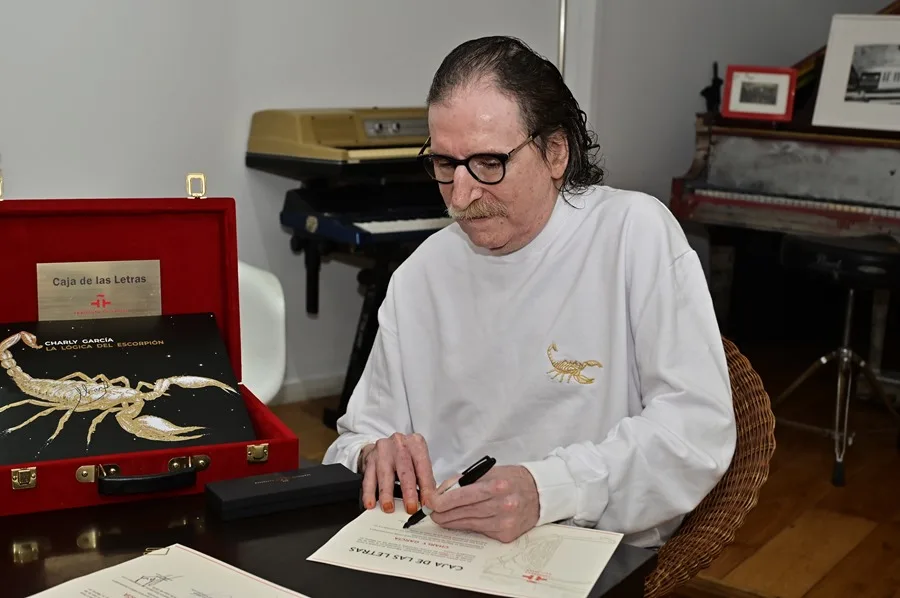 Fotografía de Charly García en Buenos Aires, Argentina. EFE/ Matías Martín Campaya