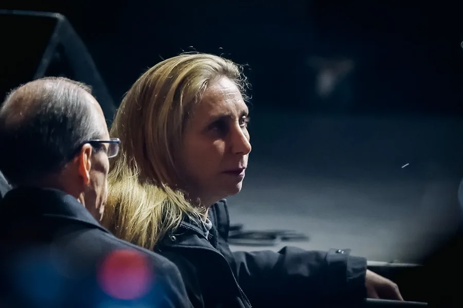 Fotografía de archivo de la secretaria general de la Nación, Karina Milei, en el lanzamiento del libro del presidente de Argentina, Javier Milei, en Buenos Aires (Argentina). EFE/ Juan Ignacio Roncoroni