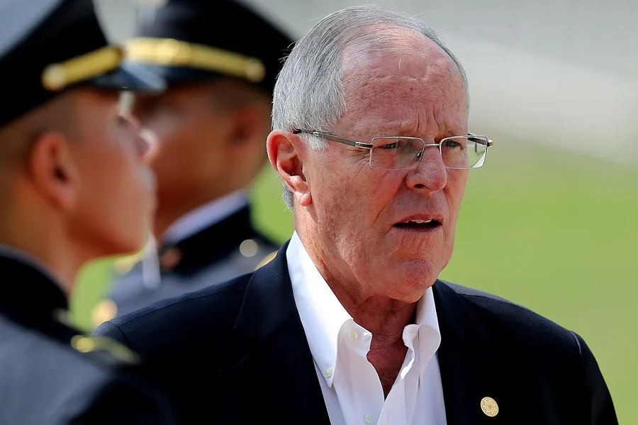 Fotografía de archivo del 30 de junio de 2017 del presidente de Perú, Pedro Pablo Kuczynski, en Cali (Colombia). EFE/ Leonardo Muñoz