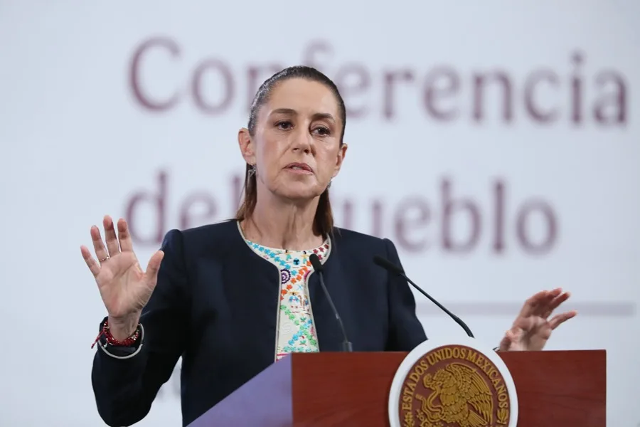 El pleno del Congreso de Perú votará una moción para declarar persona non grata a Claudia Sheinbaum