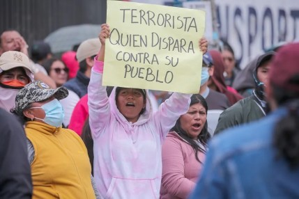Movimiento indígena denuncia la muerte de un manifestante durante las protestas en Ecuador
