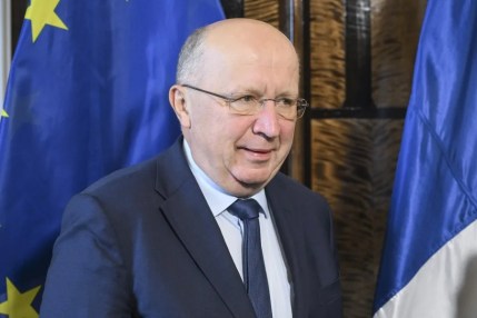 El "muro antidrones" europeo formará parte de una arquitectura de defensa más amplia. En la imagen, El comisario europeo de Defensa, Andrius Kubilius, este viernes en Helsinki, Finlandia. EFE/EPA/KIMMO BRANDT