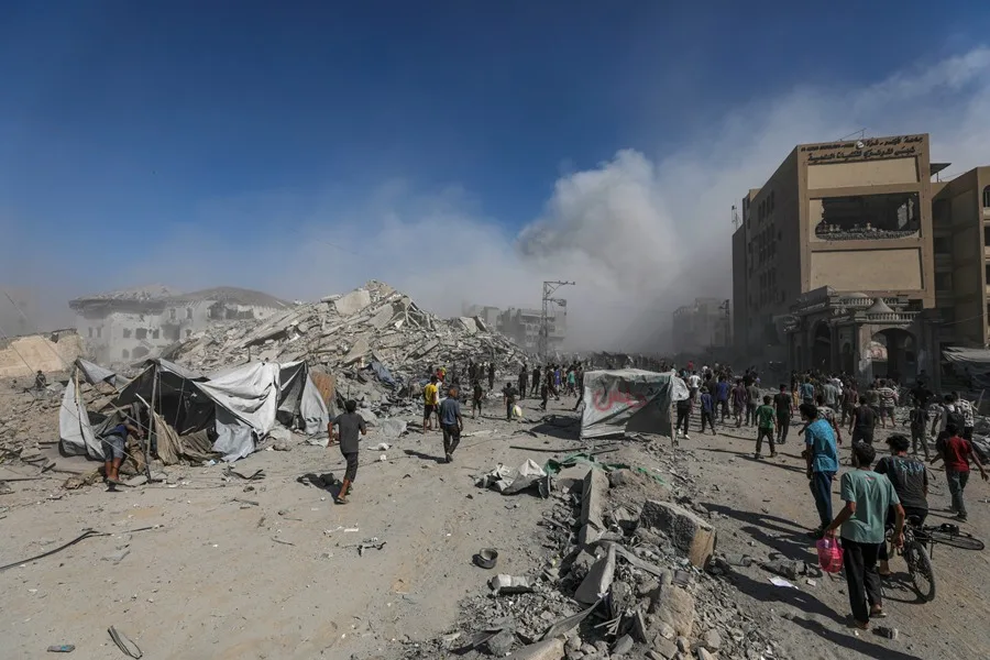 Ofensiva israelí en la ciudad de Gaza