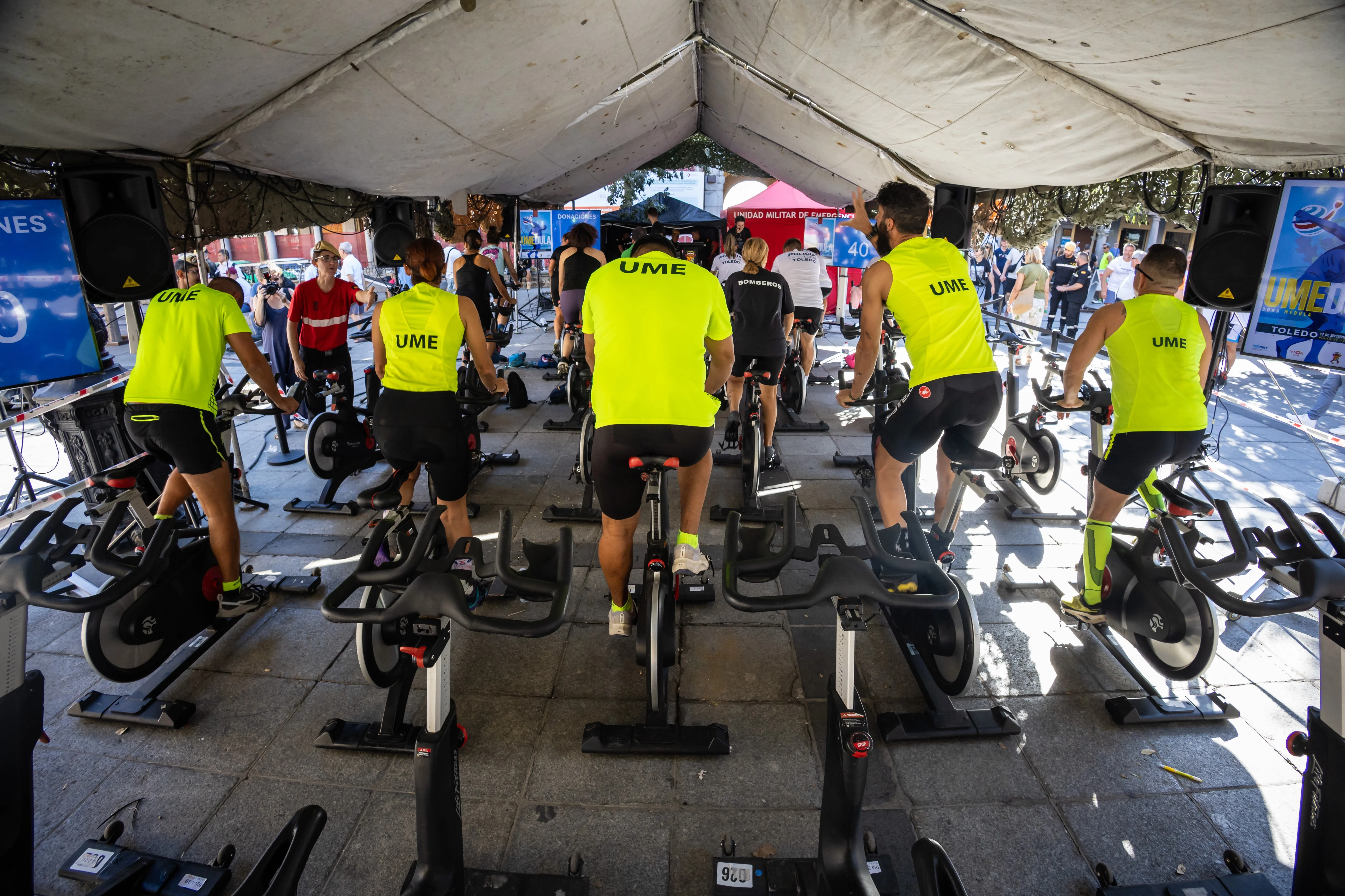 Pedaleo solidario en Toledo para concienciar sobre la donación de médula ósea