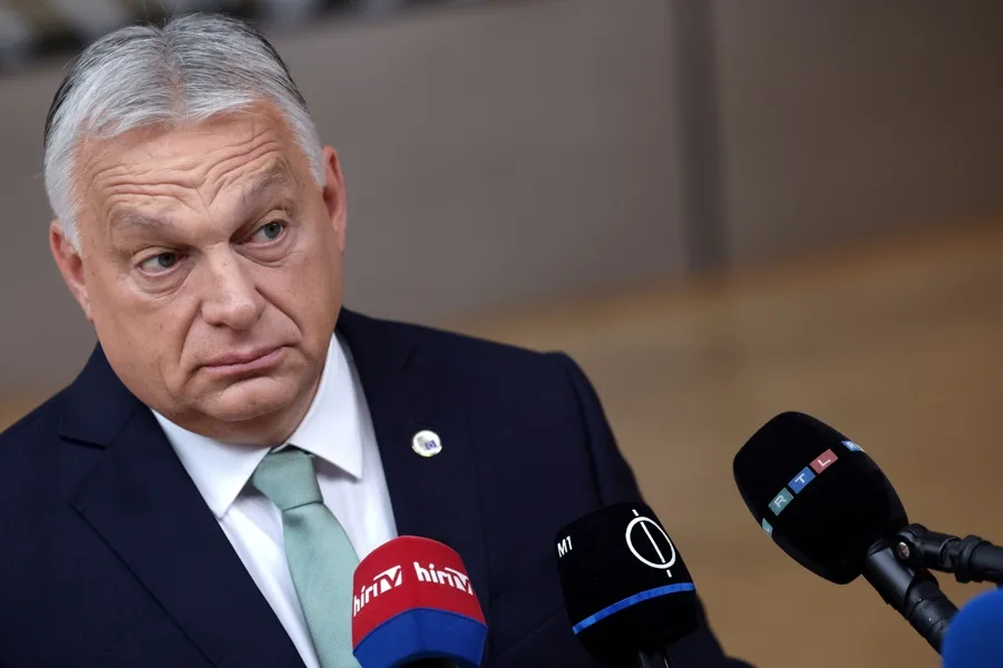 Hungría denuncia una política antihúngara. En la imagen, El primer ministro húngaro, Viktor Orbán, en Bruselas, Bélgica. EFE/EPA/OLIVIER MATTHYS / Archivo