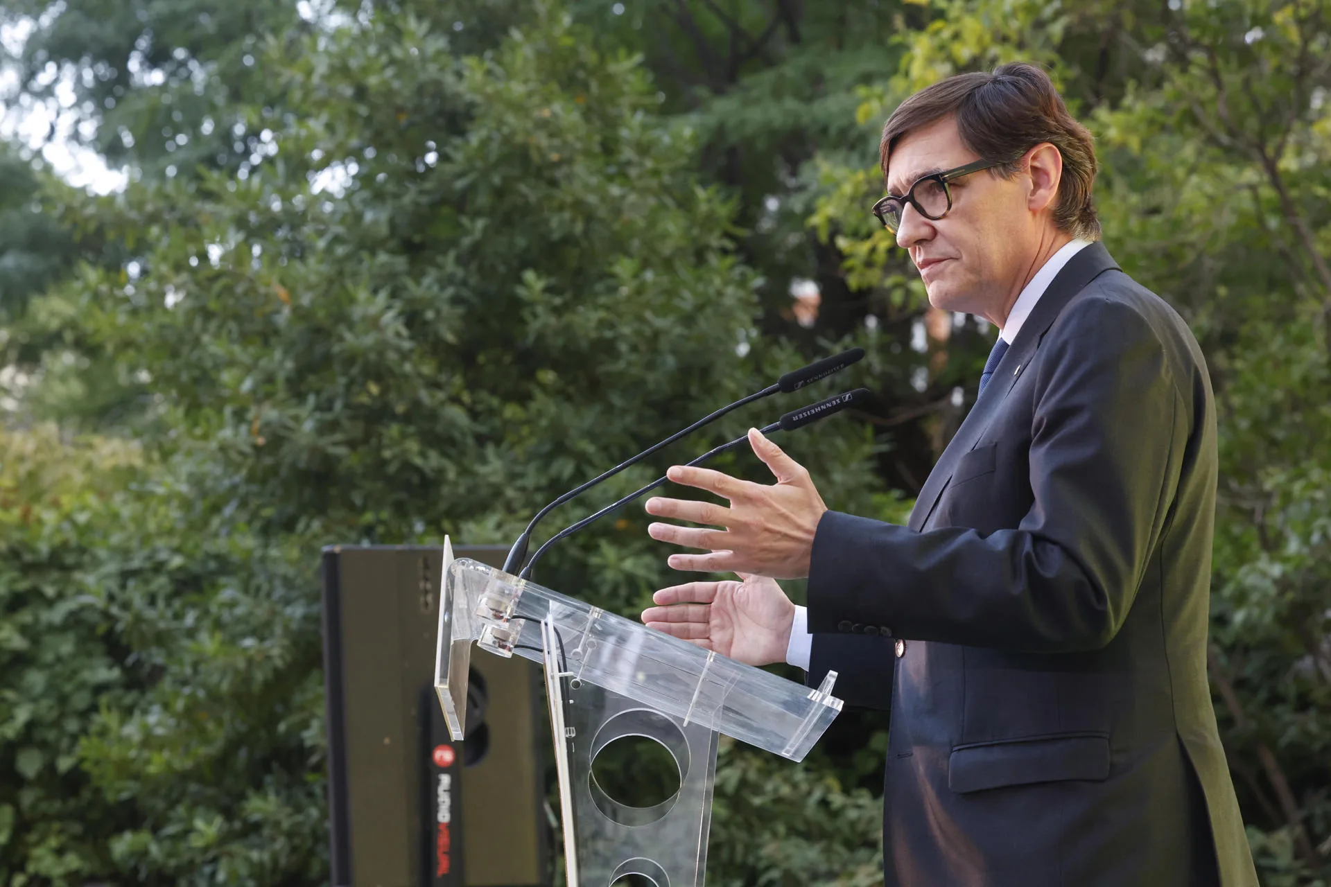 Illa aboga en Madrid por la convivencia y defiende el modelo lingüístico catalán