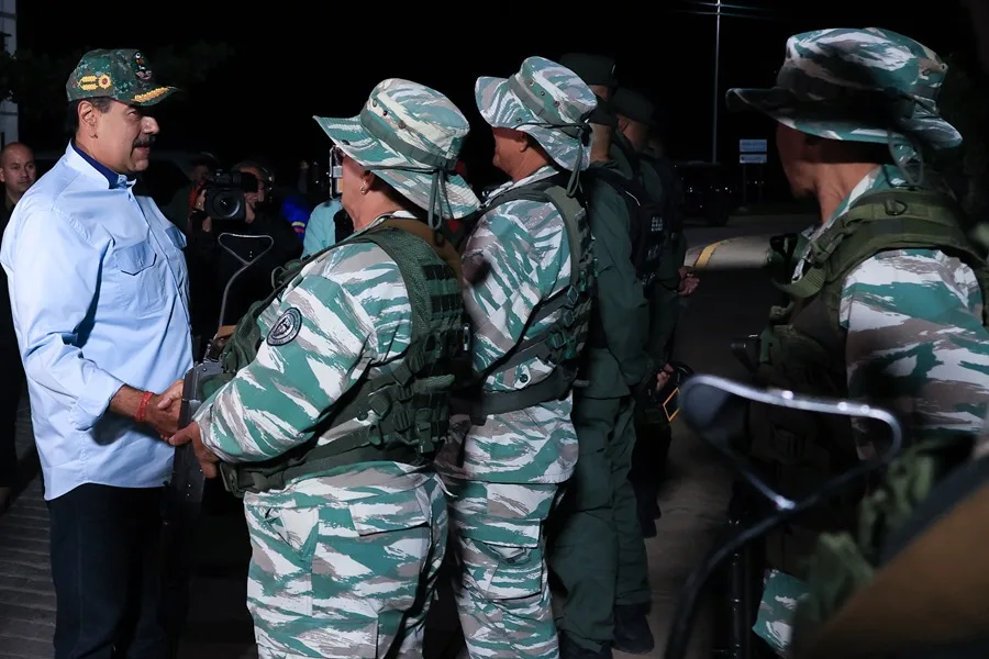 Maduro informa sobre una jornada de adiestramiento en cuarteles en medio de las tensiones con EE.UU.