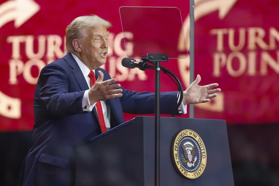 Trump Charlie Kirk funeral