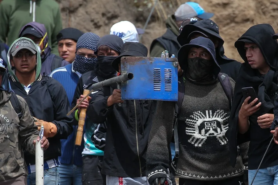 Ecuador Noboa protestas