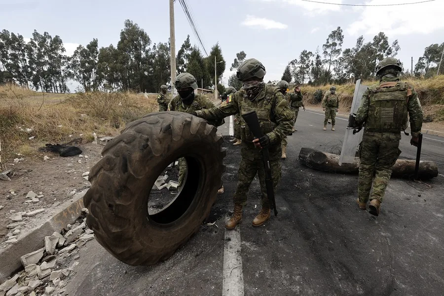 Ecuador Noboa protestas