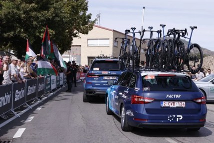 Protestas propalestinas en la Vuelta