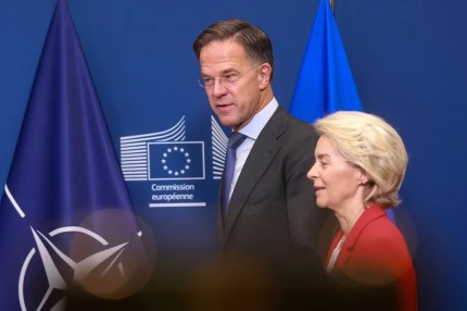 Von der Leyen y Rutte prometen una respuesta "firme y unida" a las incursiones de drones rusos en la UE