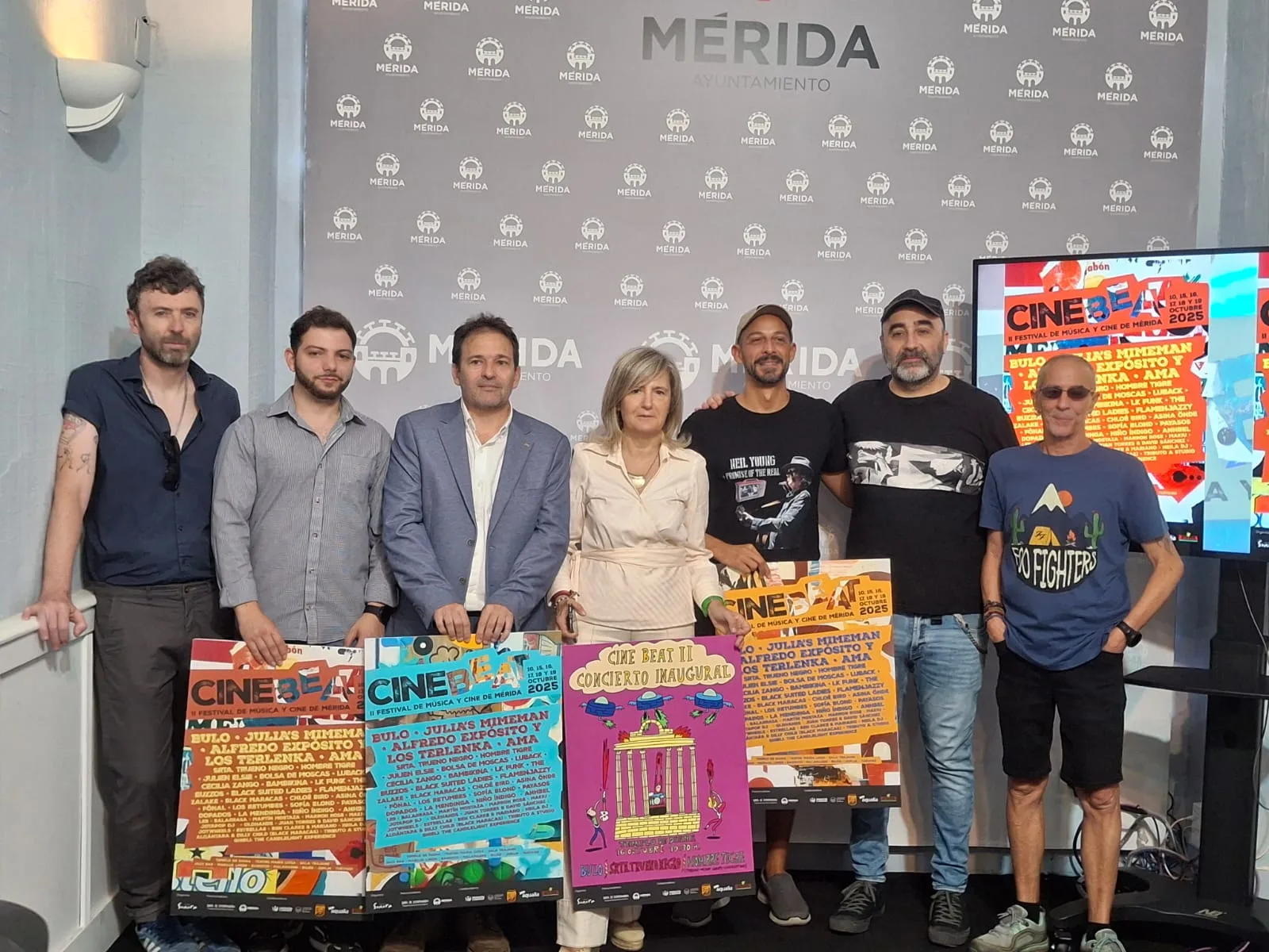 Acto oficial de presentación del Festival de Músicay Cine de Mérida (CINEBEAT)