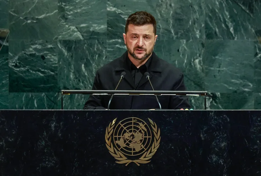 Discurso de Zelenski ante la Asamblea General de la ONU