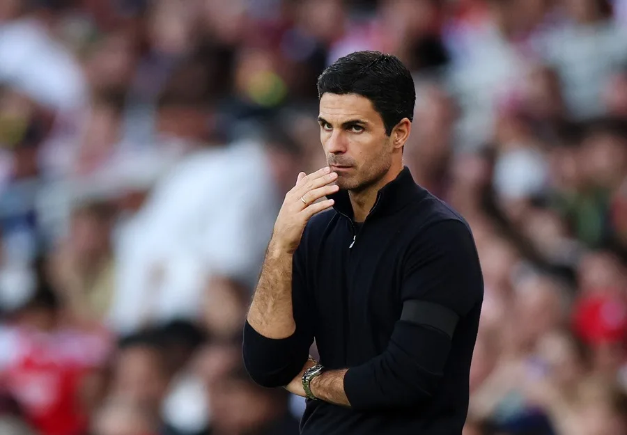 El entrenador del Arsenal, Mikel Arteta