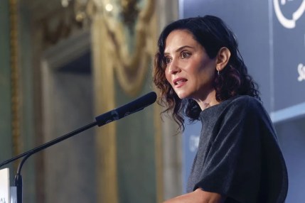 La presidenta de la Comunidad de Madrid, Isabel Díaz Ayuso