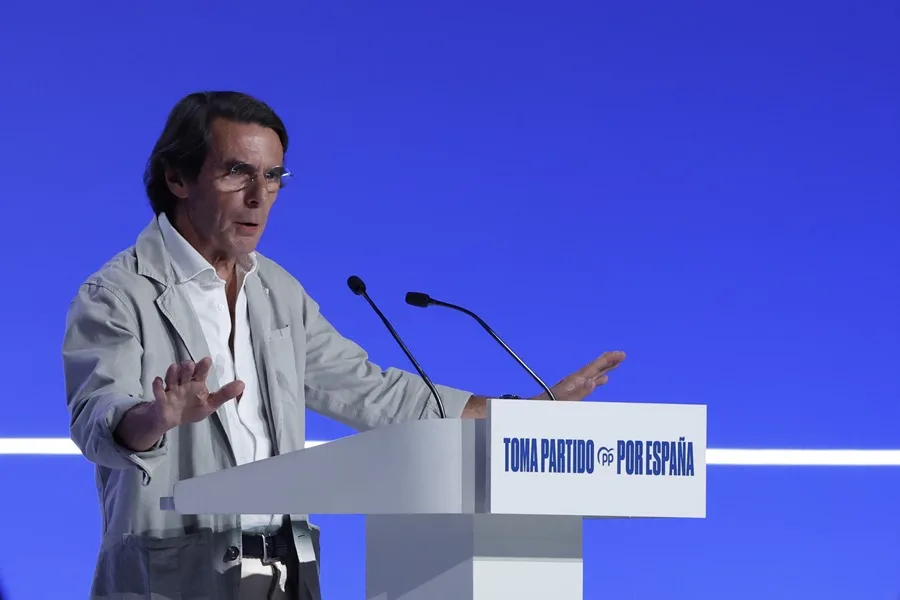 El ex presidente del Gobierno José María Aznar.