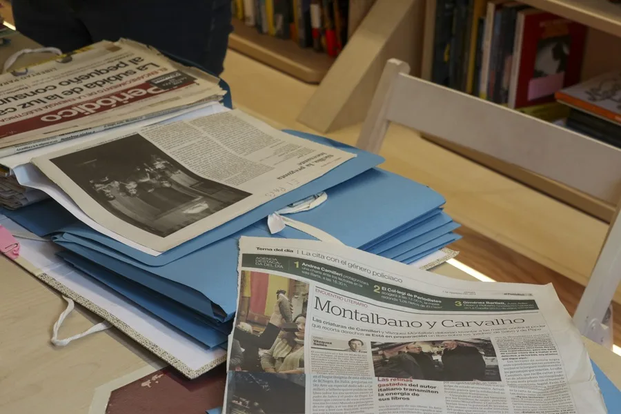 El Fondo Andrea Camilleri cobra especial protagonismo como epicentro cultural de la obra y la vida del reconocido intelectual.-