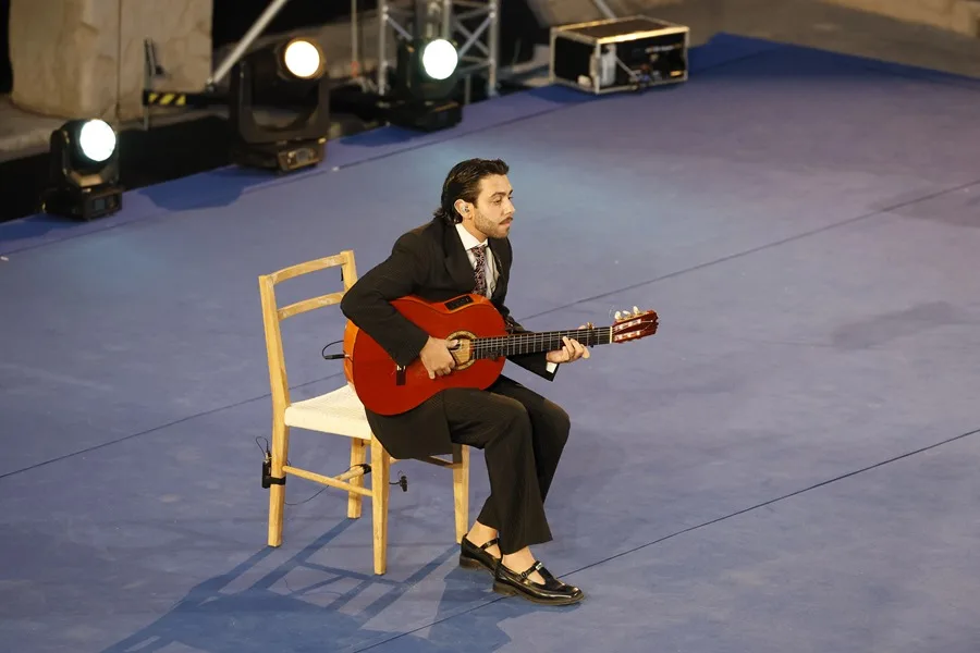 El guitarrista flamenco Yerái Cortés.