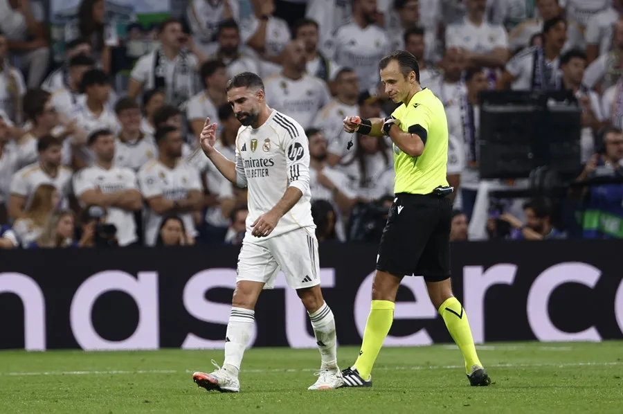 El defensa del Real Madrid Dani Carvajal