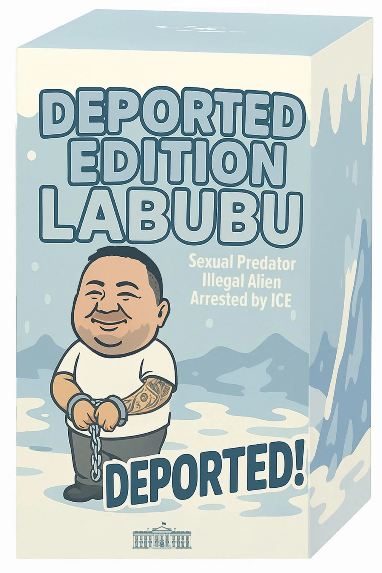 La Casa Blanca comparte la imagen de un Labubu inspirado en un migrante deportado