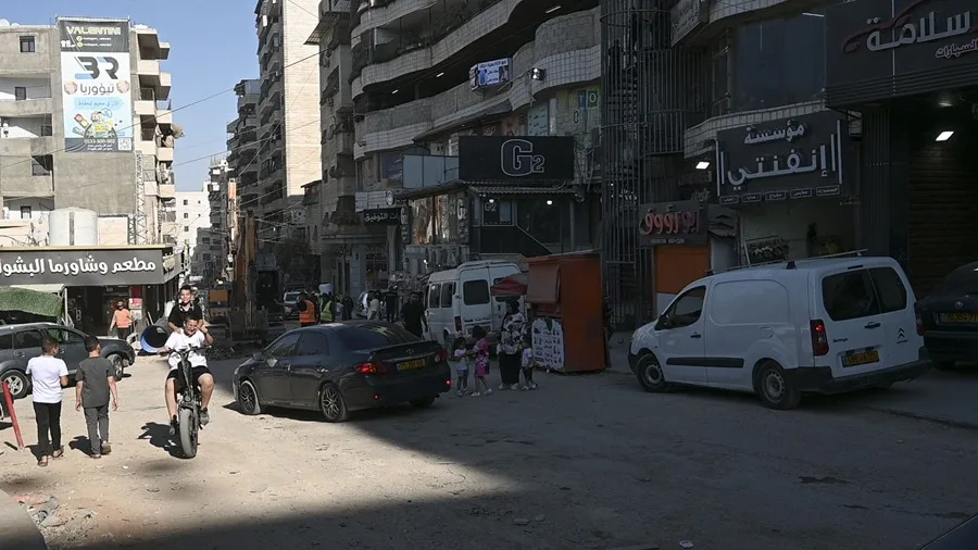 Vista del campamento de Shuafat (Jerusalén). Dana Qawasmi.