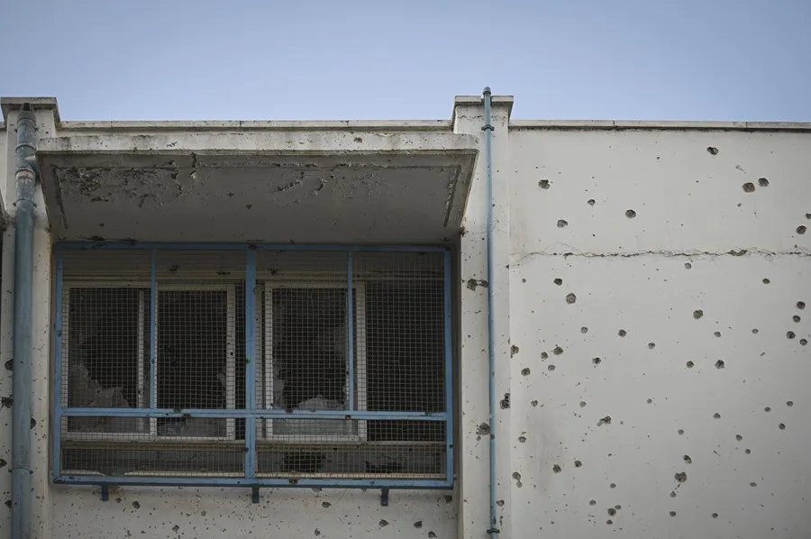 Vista del campamento de Shuafat (Jerusalén). Dana Qawasmi.