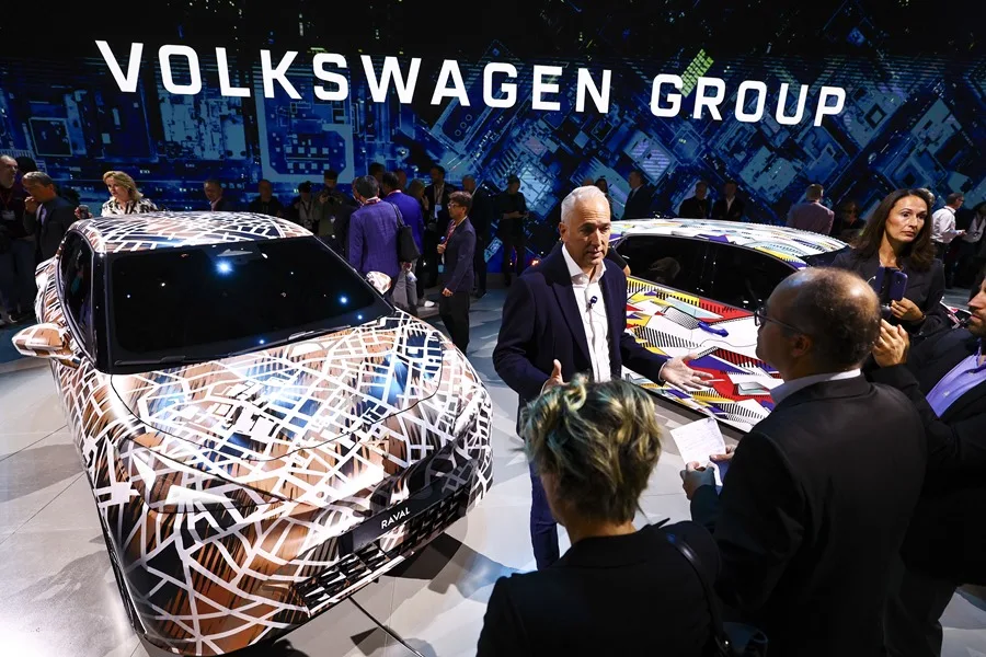 Vista del Cupra Raval en el IAA Mobility 2025 en Múnich