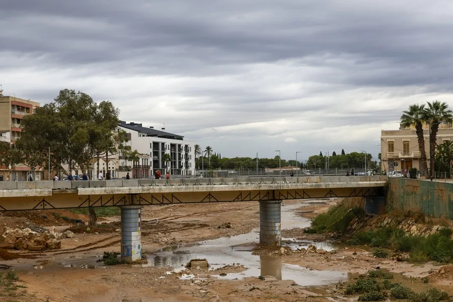 Barranco del Poyo en su paso por Paiporta,