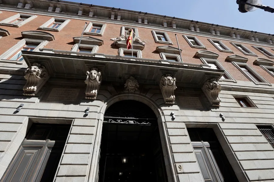 Imagen de archivo de la fachada del Ministerio de Hacienda.