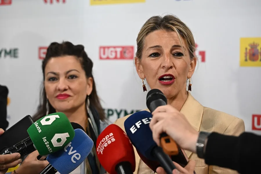 Yolanda Díaz y Sira Rego (i), en una imagen de archivo.