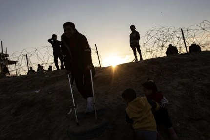 Palestinos desplazados por la guerra