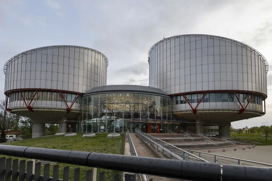 Vista exterior del Tribunal Europeo de Derechos Humanos (TEDH)