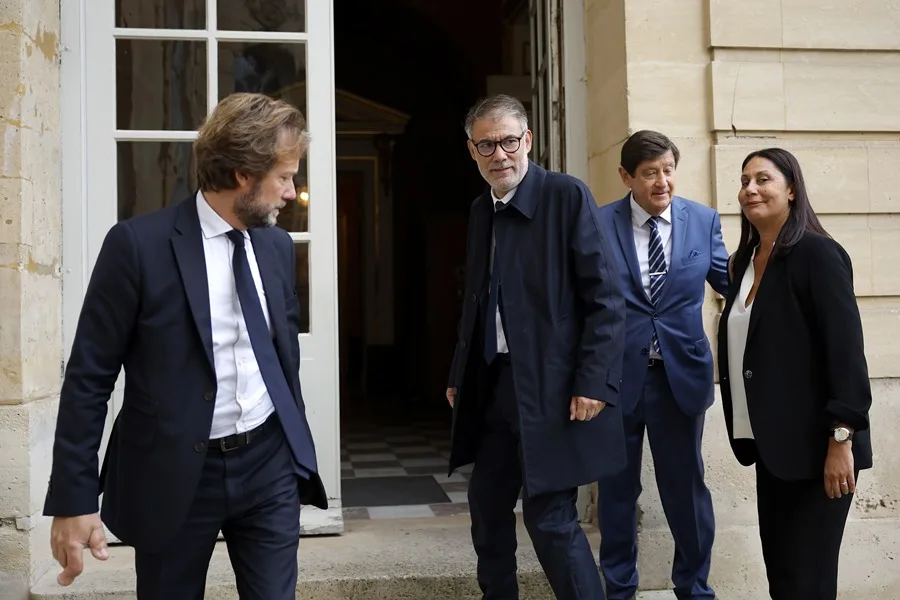 el primer secretario del Partido Socialista (PS), Olivier Faure