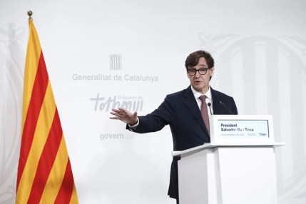 El presidente de la Generalitat, Salvador Illa