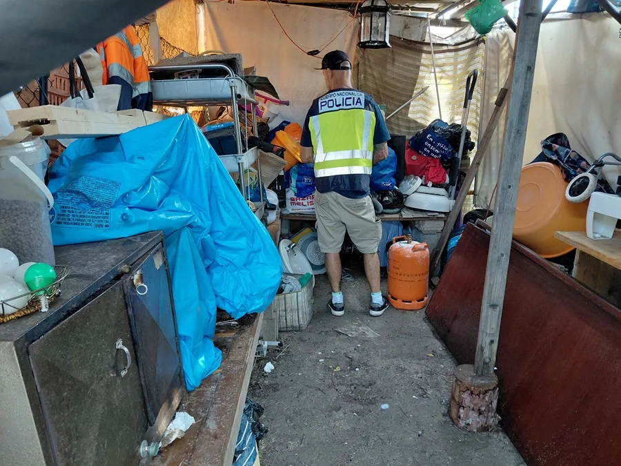 Detectado en una inspección conjunta 11 infraviviendas de tipo chabola por las que cobraban un alquiler en Mallorca.