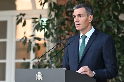 El presidente del Gobierno, Pedro Sánchez