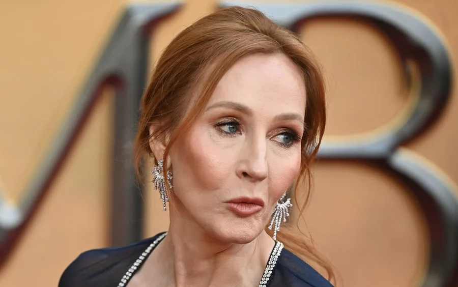 La escritora británica J.K. Rowling.
