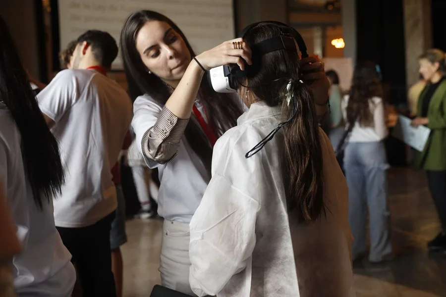 Imagen de una actividad durante una Noche de los Investigadores.