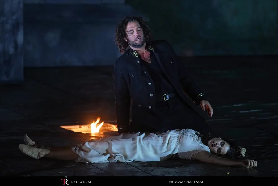 Asmik Grigorian y Brian Jagde interpretan a Desdémona y Otello, en la ópera de Verdi en el Teatro Real de Madrid.