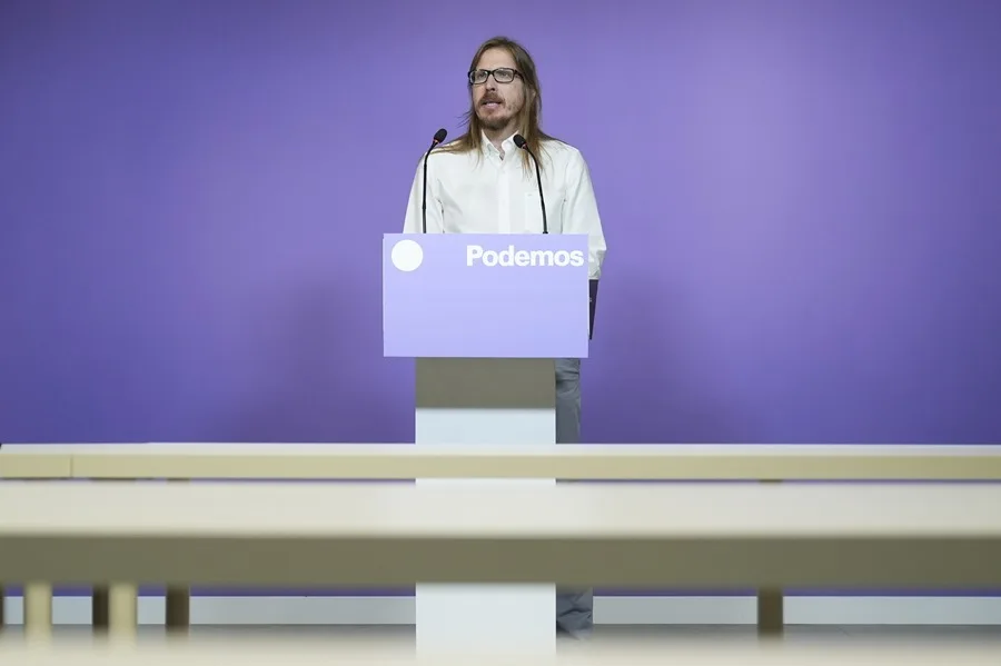 El portavoz de Podemos, Pablo Fernández.