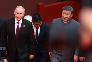 El presidente ruso, Vladimir Putin, y el presidente chino, Xi Jinping.