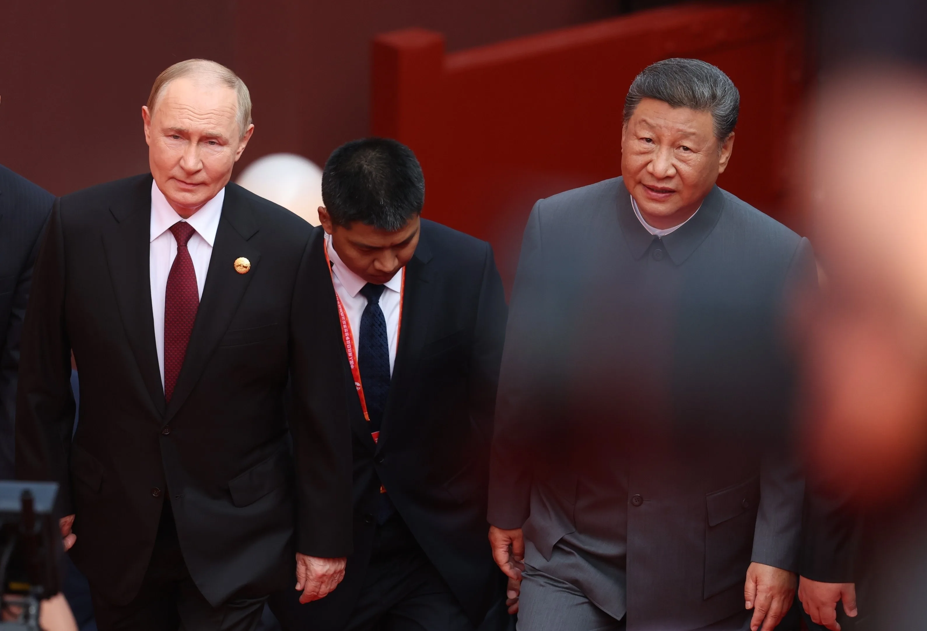 El presidente ruso, Vladimir Putin, y el presidente chino, Xi Jinping.