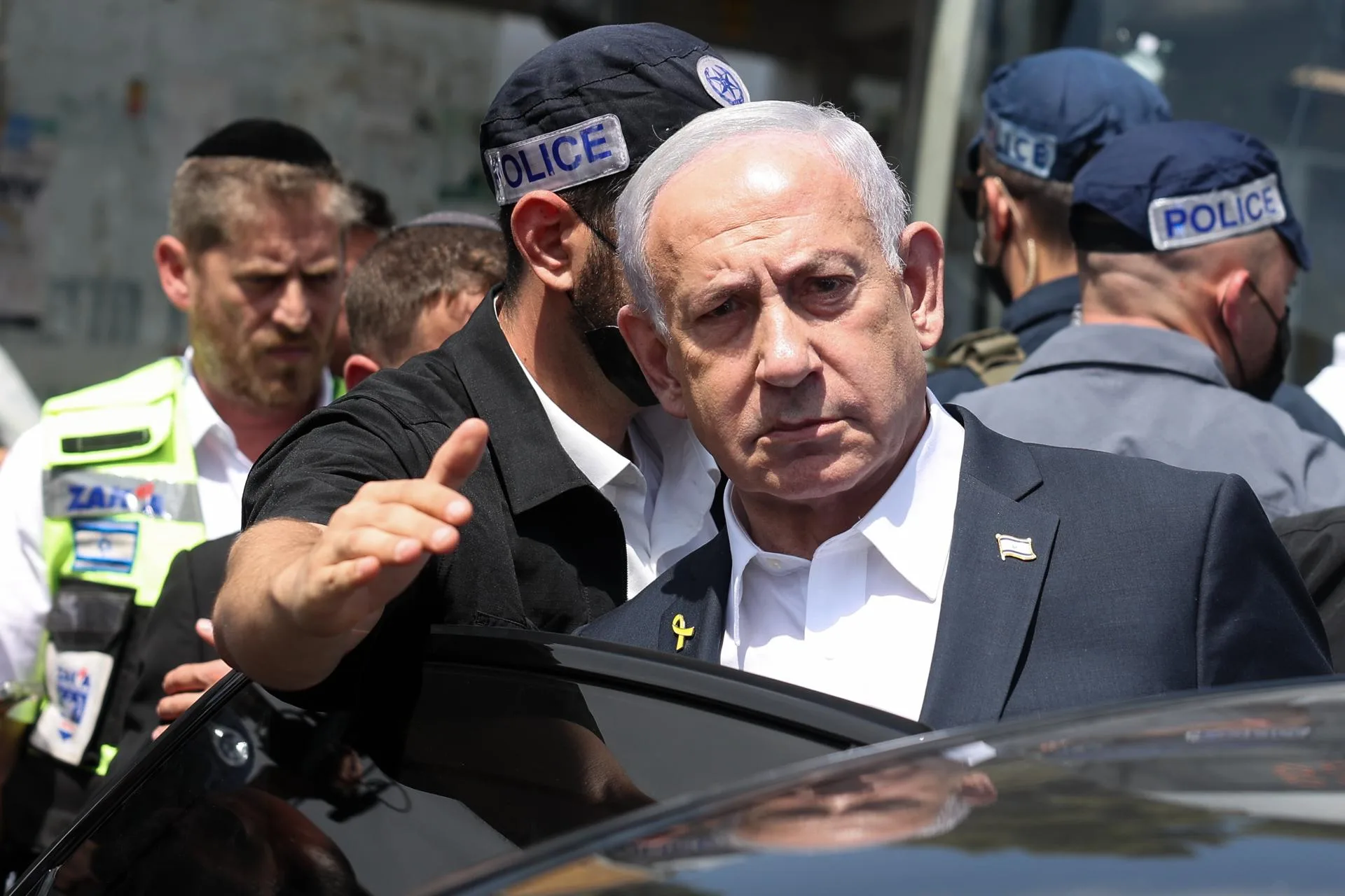 (FILE) Israeli Prime Minister Benjamin Netanyahu in Jerusalem, Sept. 8, 2025. EFE/Ronen Zvulun / POOL