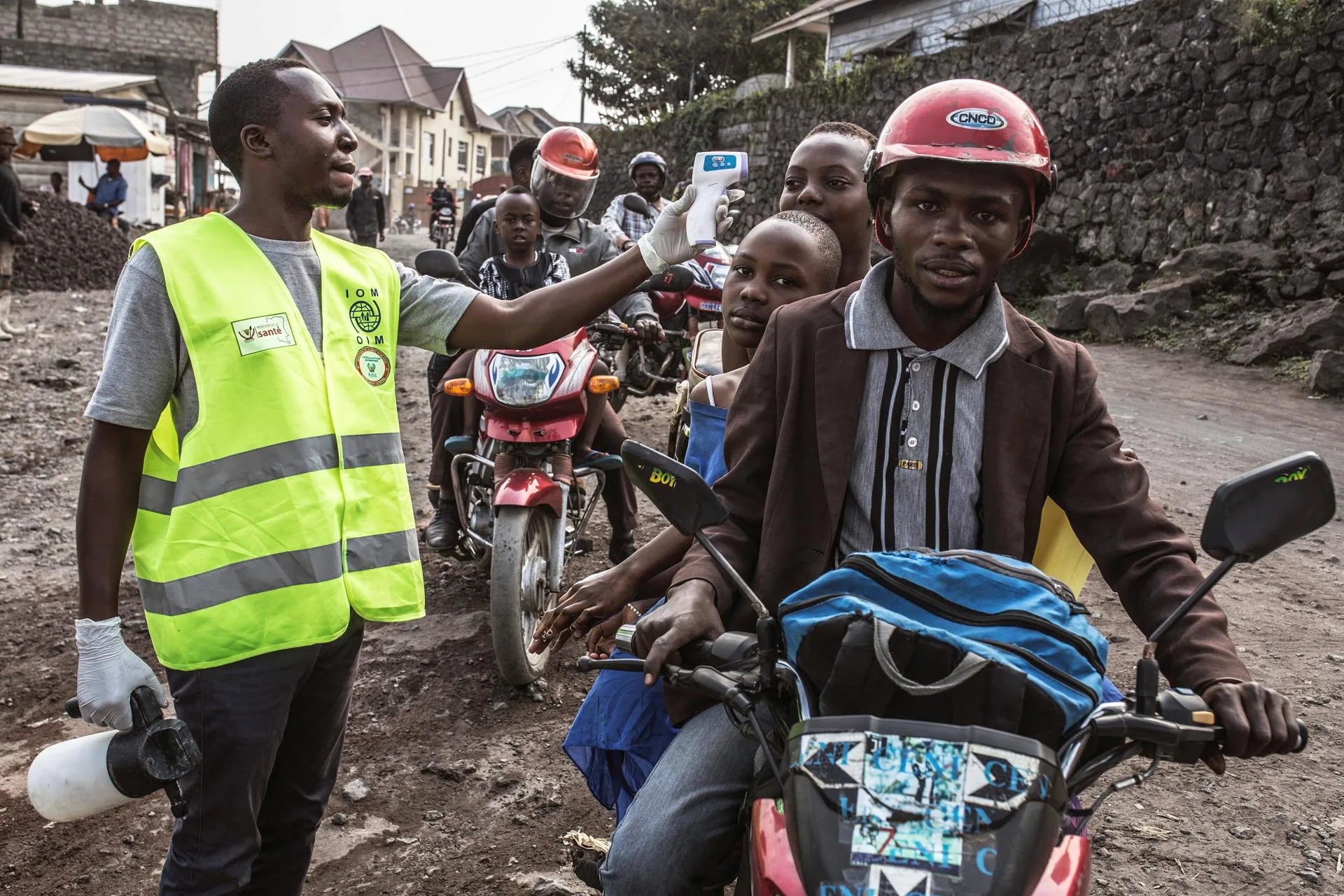 (File)  A health checkpoint in the Democratic Republic of Congo (DRC). EFE/ Patricia Martínez