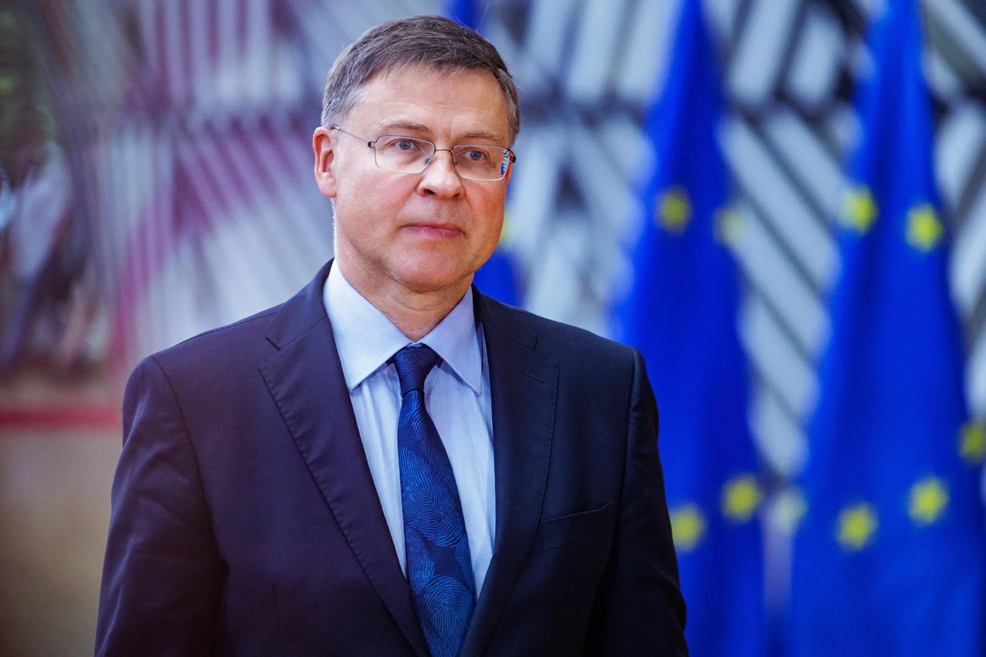 El comisario europeo de Economía, Valdis Dombrovskis.