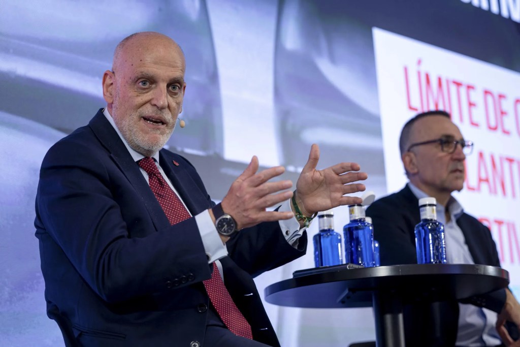 El presidente de LaLiga, Javier Tebas.